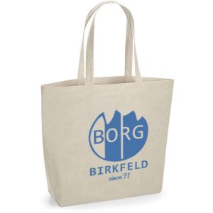 since '71 - Bio Tote Bag Logo mit blauem Logo